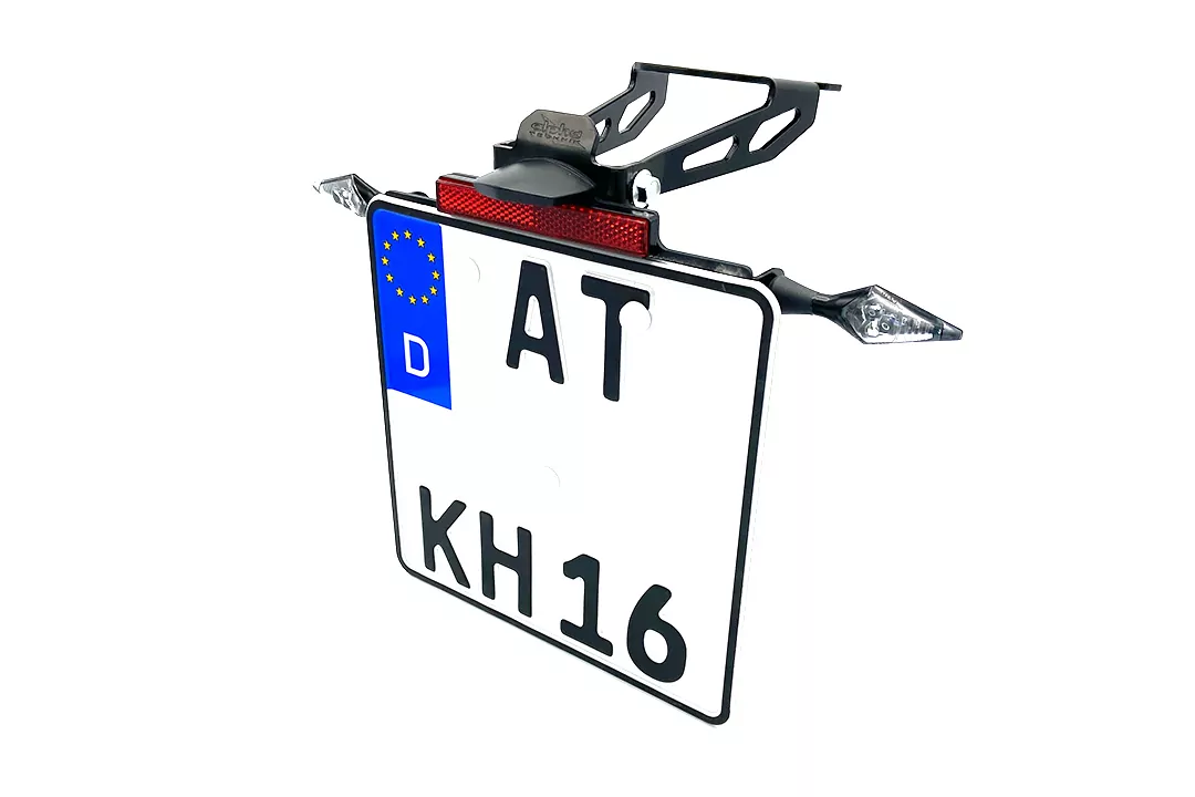alpha Technik Kennzeichenhalter für Kawasaki Ninja ZX-10R ab Modelljahr 2022-