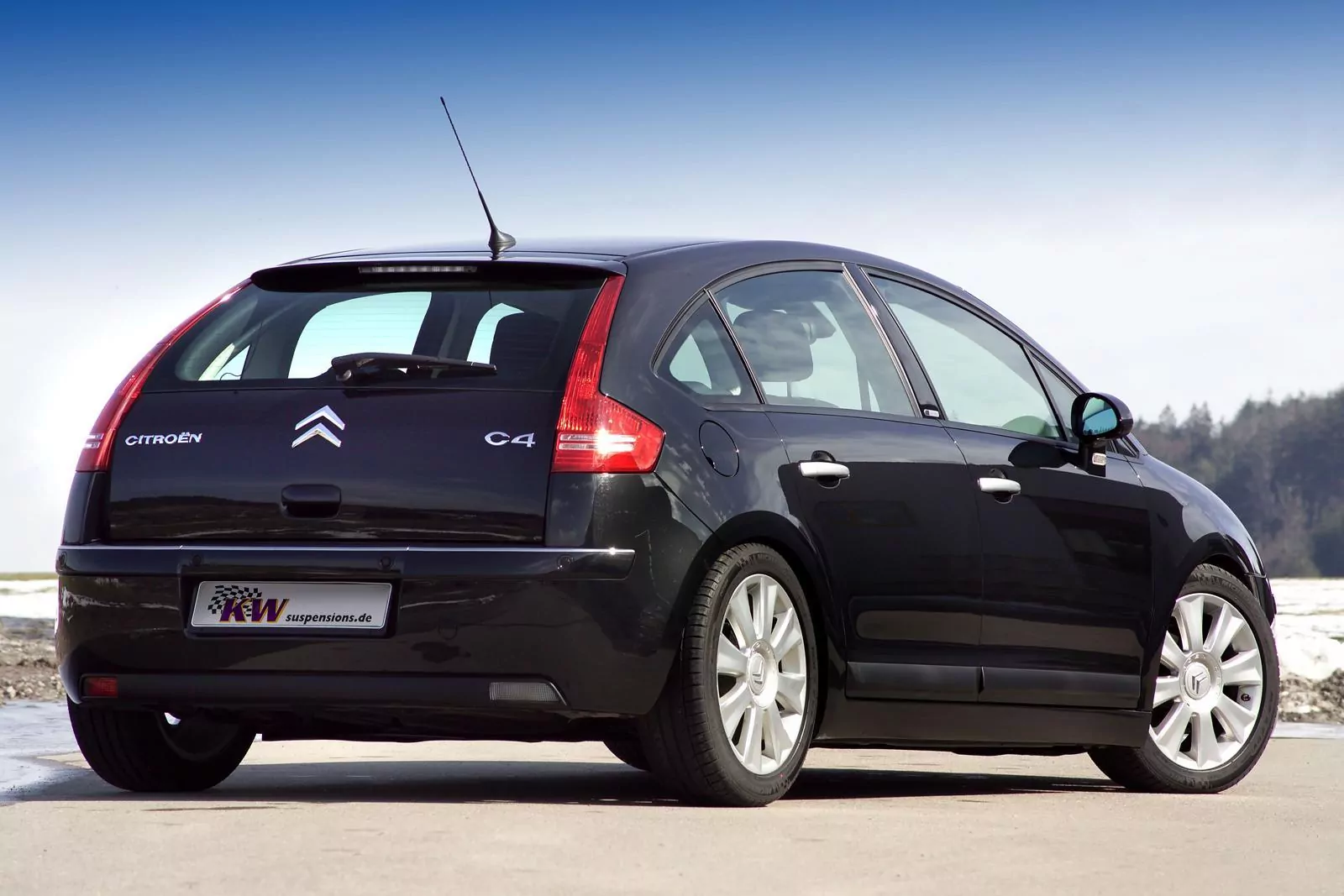KW Gewindefahrwerk V1 inox CITROËN C4 Stufenheck (L_) 07/2006-