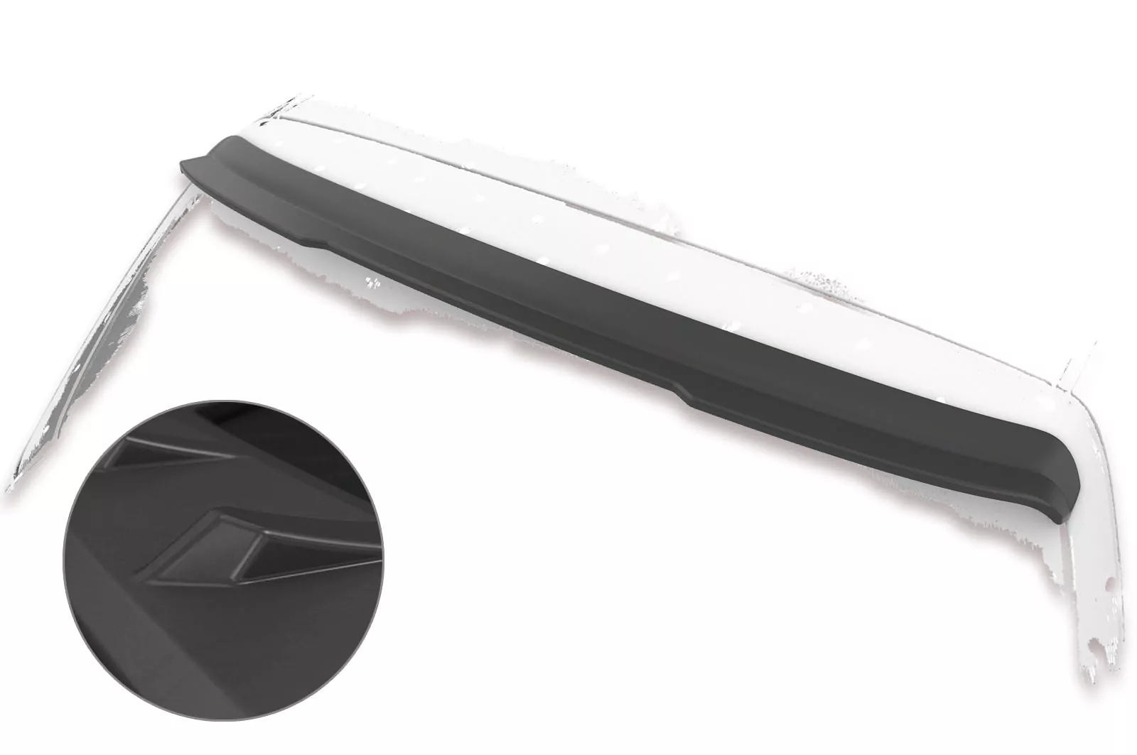 Heckflügel mit ABE für VW Golf 4 (Typ 1J) Lackierfreundlich (schwarz matt)