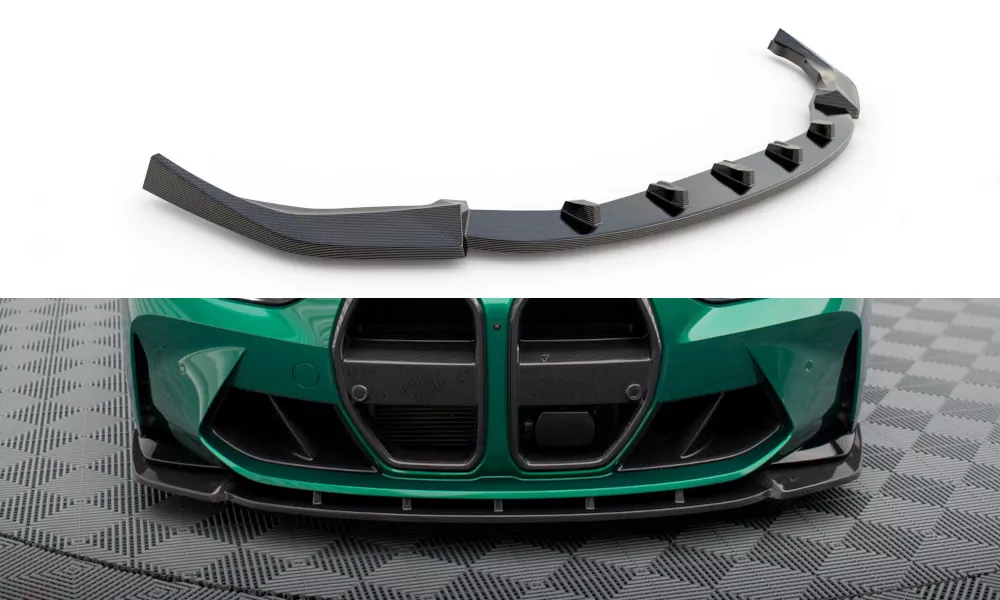 Prepreg Carbon Fiber Front Ansatz V.1 Für BMW M3 Limousine / Touring G80 / G81