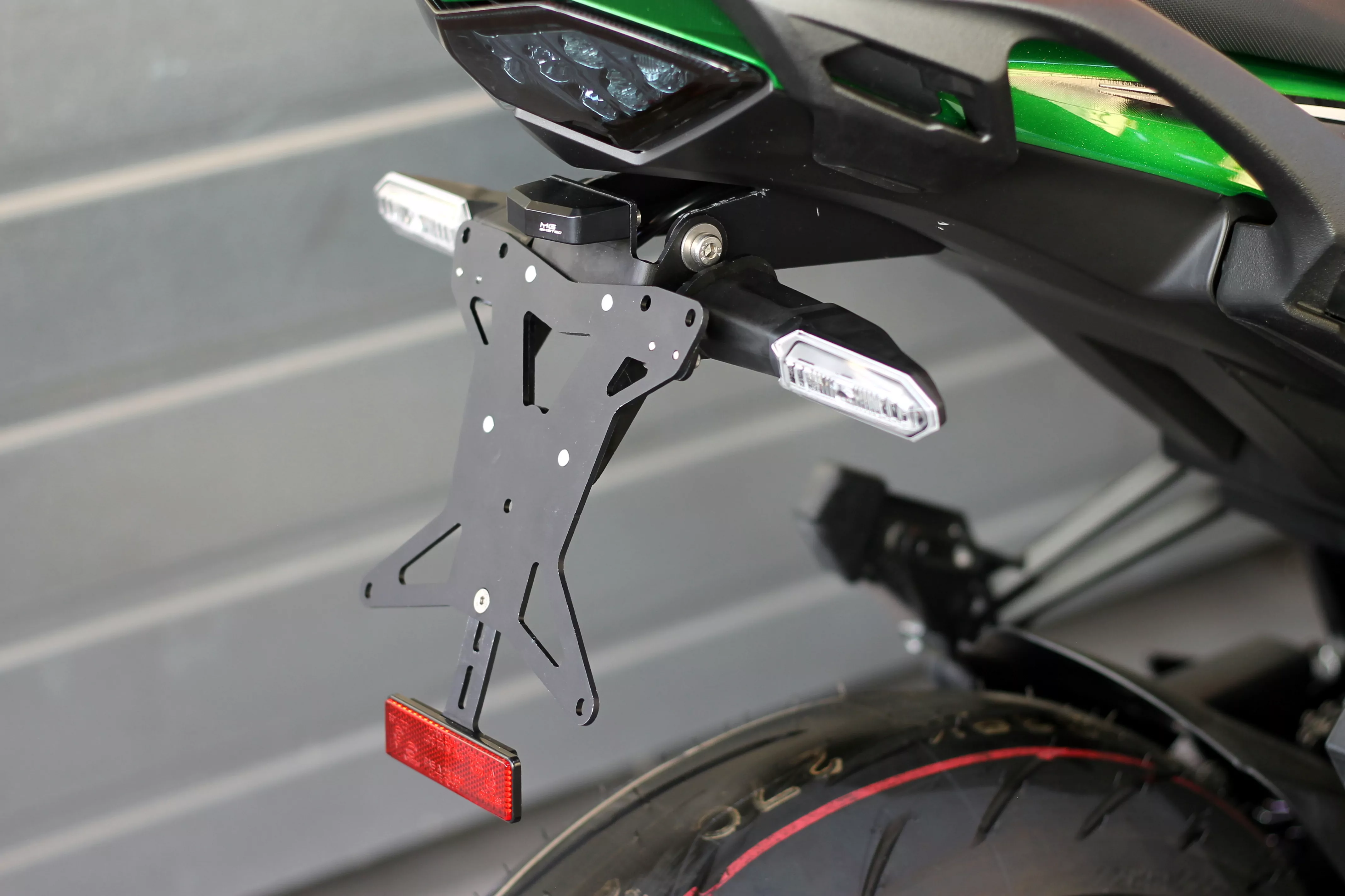 MG Biketec Kennzeichenhalter für Kawasaki Ninja 1000 SX ab 2020