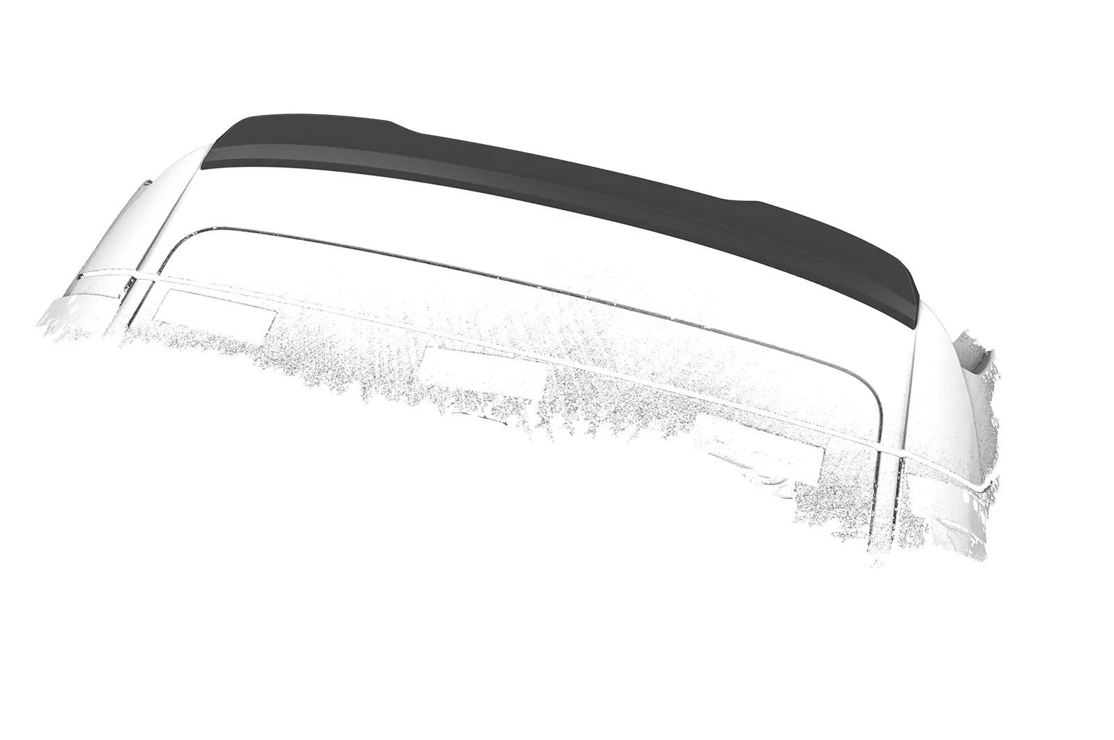 Heckflügel mit ABE für Kia Ceed (CD) HF110 Schwarz Strukturiert