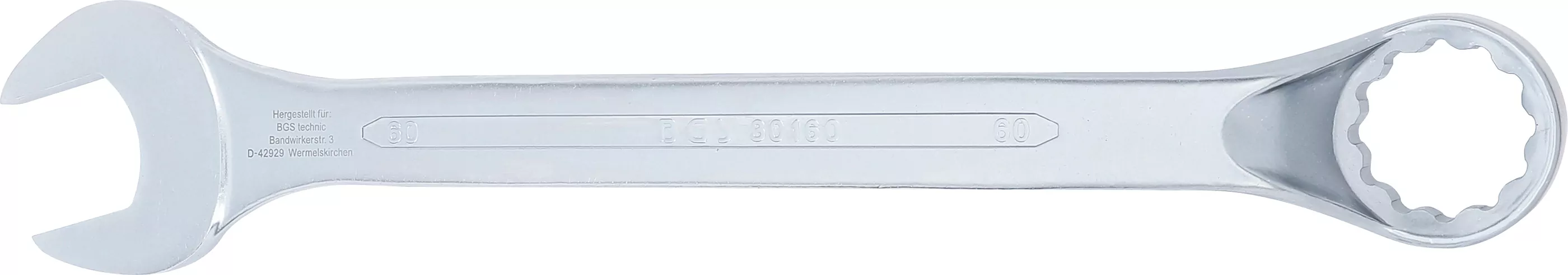 Maul-Ringschlüssel, gekröpft | SW 60 mm