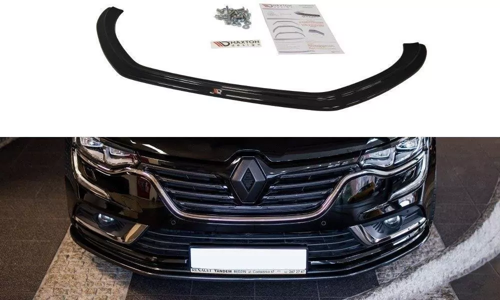 Front Ansatz Passend Für Passend Für RENAULT TALISMAN V.1 Schwarz Hochglanz Schwarz Hochglanz