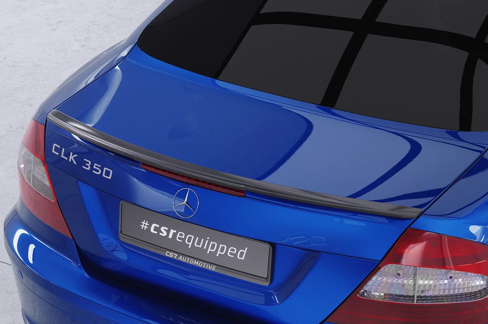 Heckflügel mit ABE für Mercedes Benz CLK C209/A209 HF784 Schwarz Strukturiert