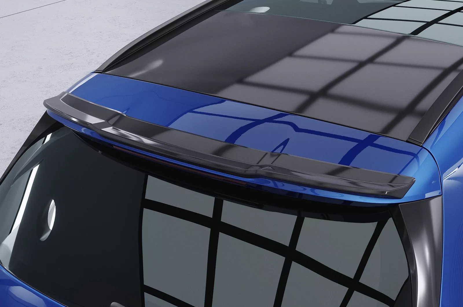 Heckflügel mit ABE für Mercedes Benz C-Klasse S206 T-Modell HF045 Schwarz Strukturiert