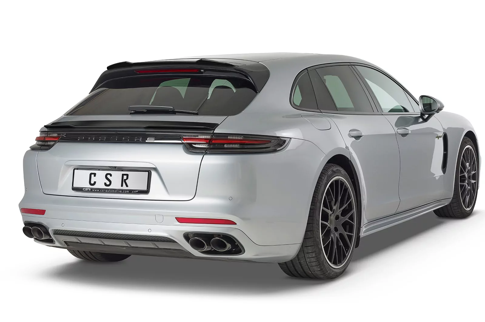 Heckflügel mit ABE für Porsche Panamera 2 (Typ 971) Sport Turismo HF780 Schwarz Strukturiert