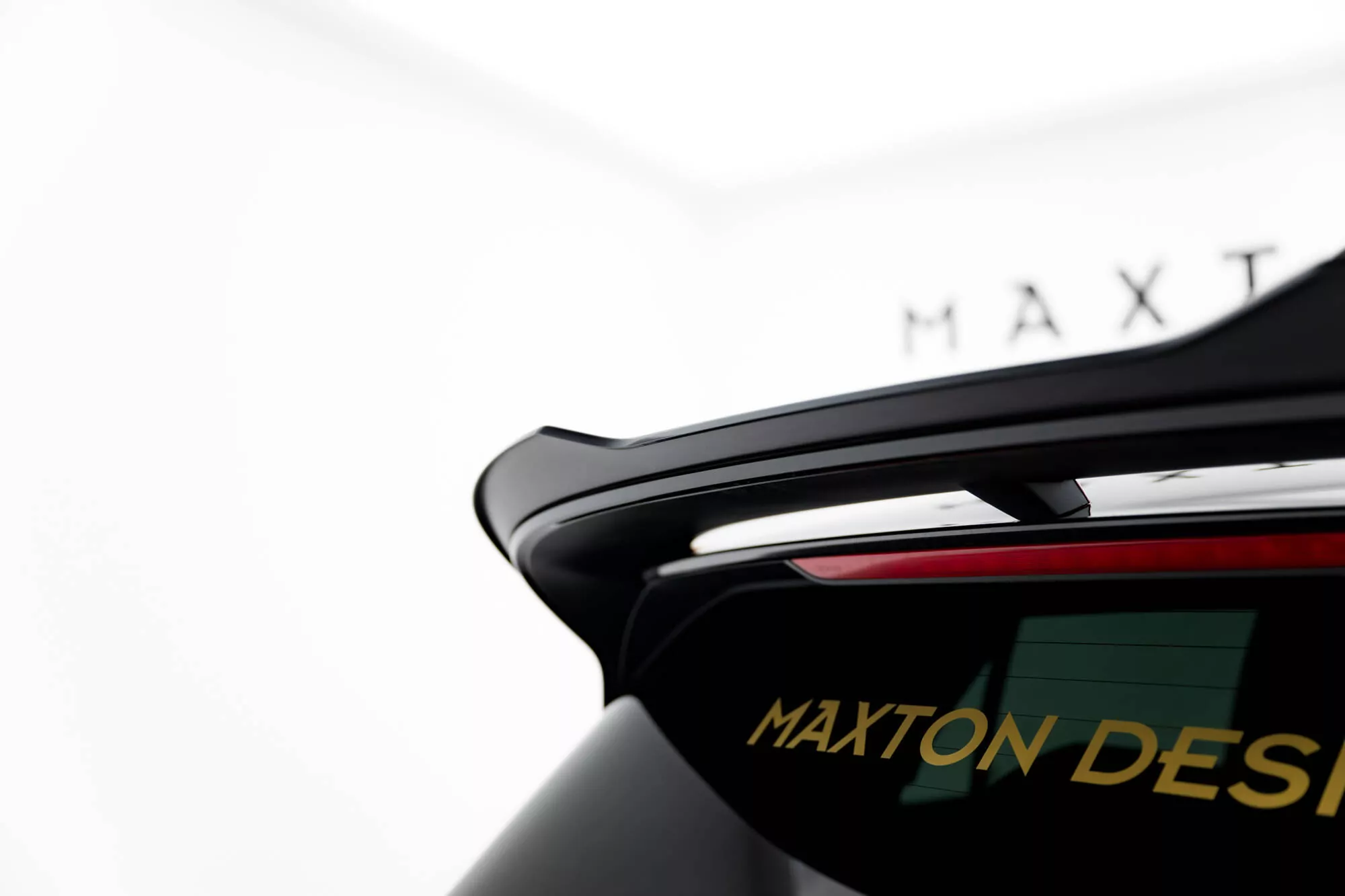 Spoiler CAP V.1 Für Volkswagen Golf 8 R-Performance / GTI Clubsport Schwarz Hochglanz