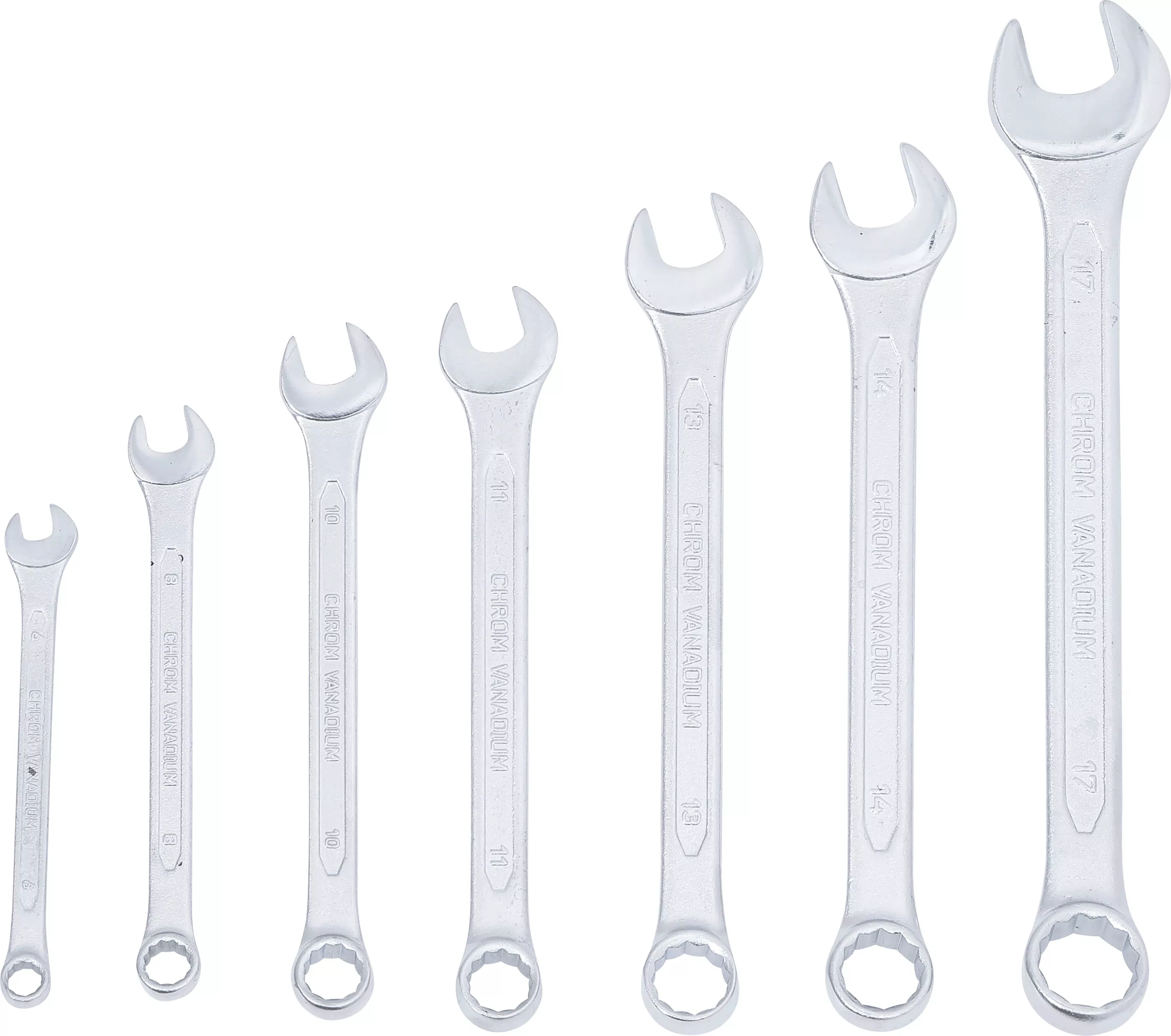 Maul-Ringschlüssel-Satz | SW 6 - 17 mm | 7-tlg.