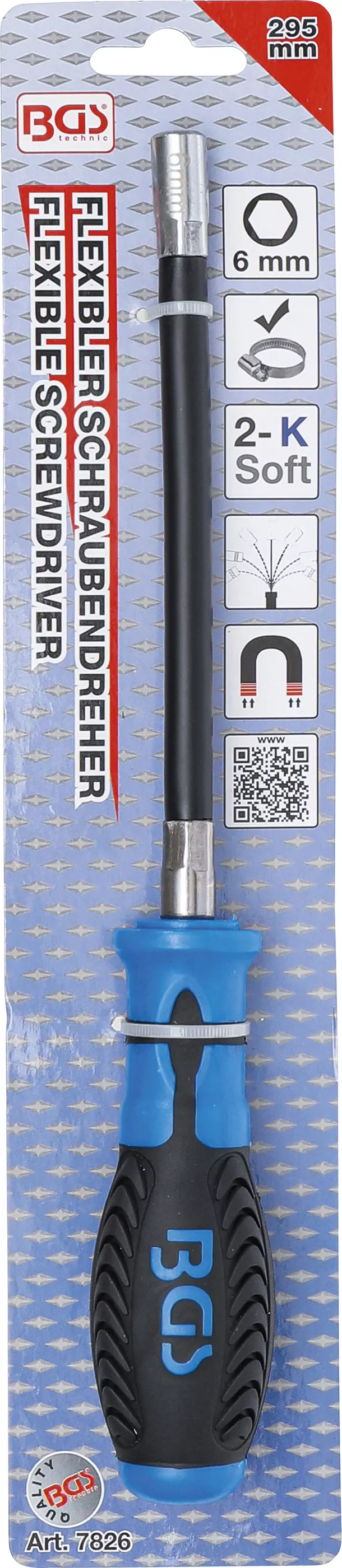 Flexibler Sechskant-Schraubendreher | SW 6 mm