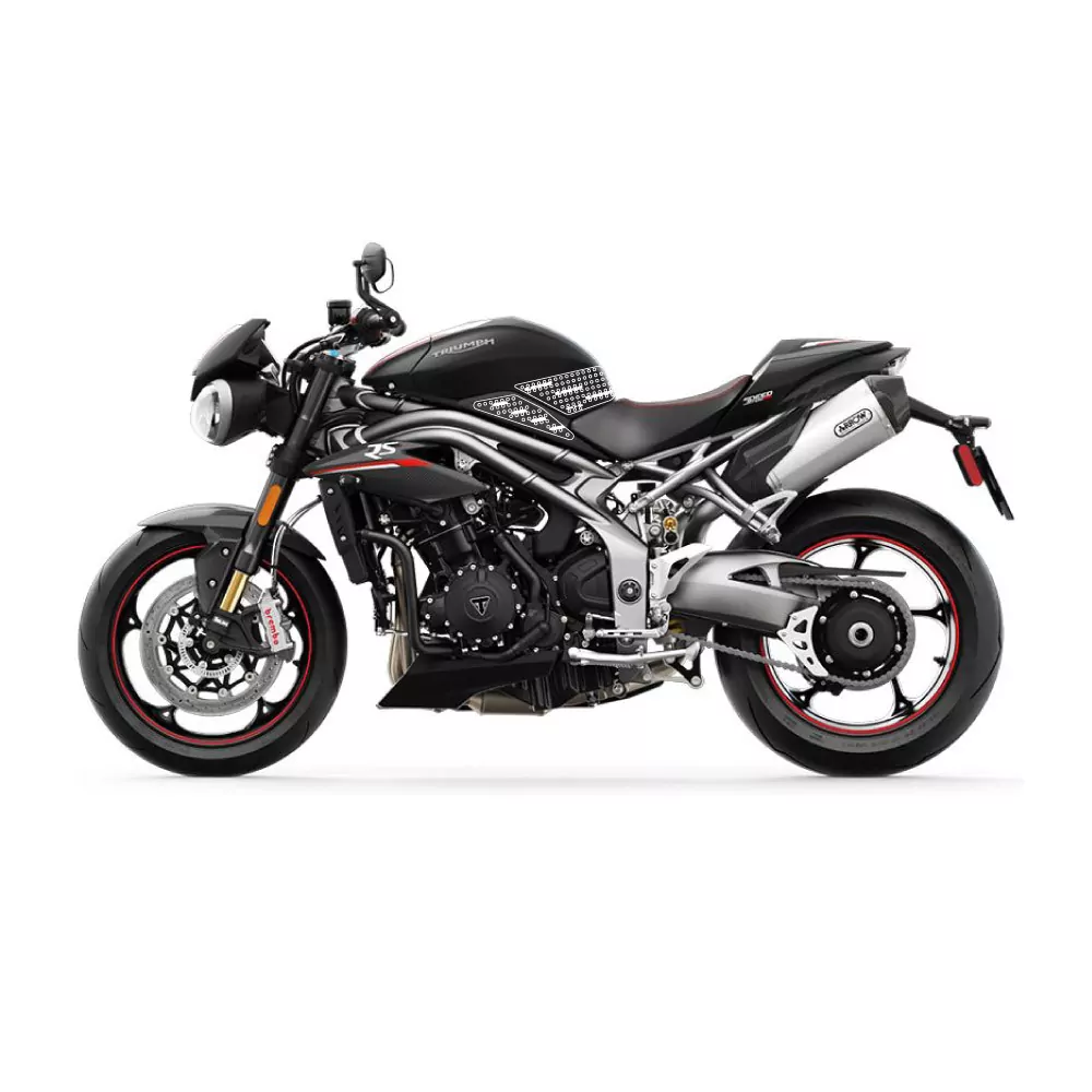 Stompgrip Traction Pad Volcano für Triumph Speed Triple 16-20 Hybrid