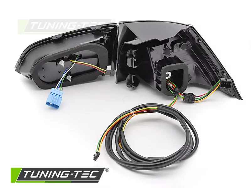 Led Tail Lights Black Seq Fits Vw Golf 7 17-19 Sw