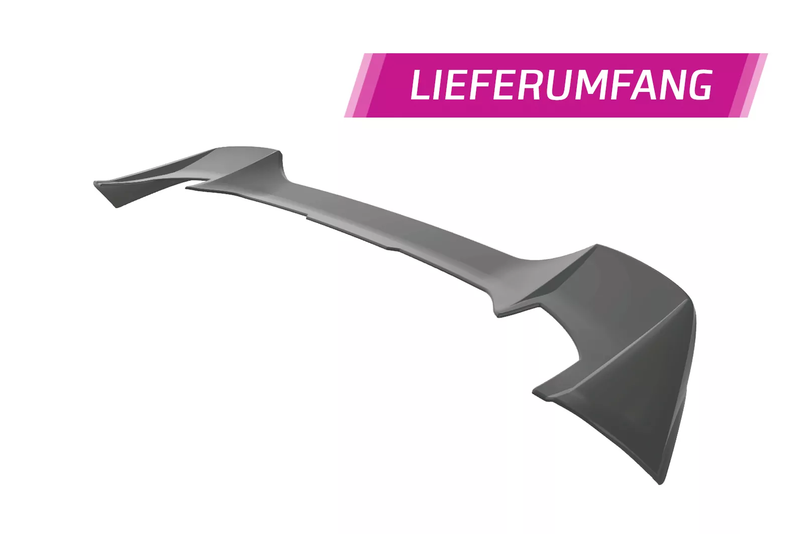 Heckflügel mit ABE für BMW X3 F97 M Competition HF948 Schwarz Strukturiert