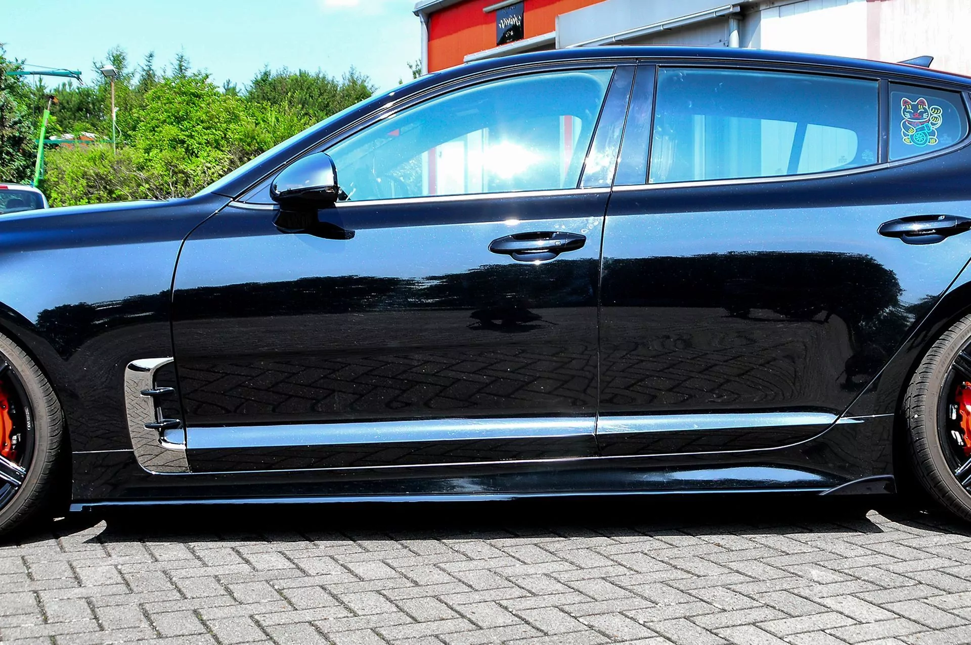 CUP3 Seitenschweller mit Wings für Kia Stinger CK