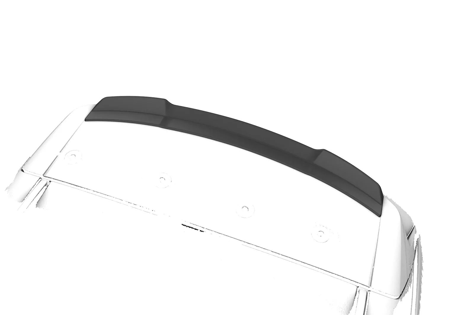 Heckflügel mit ABE für Nissan Qashqai (J12) HF142 Schwarz Strukturiert