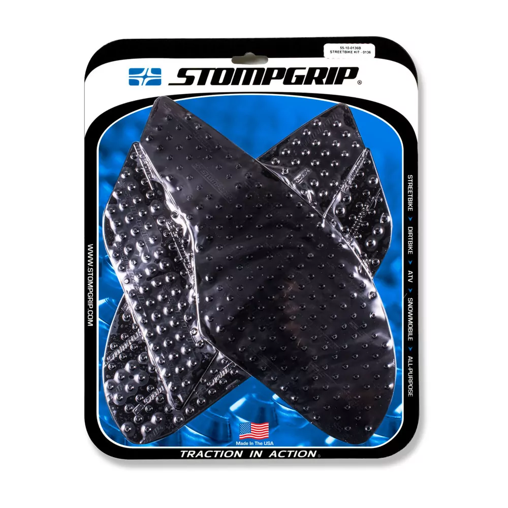 Stompgrip Traction Pad Volcano für Suzuki SV650 / X / S 16-22 Schwarz