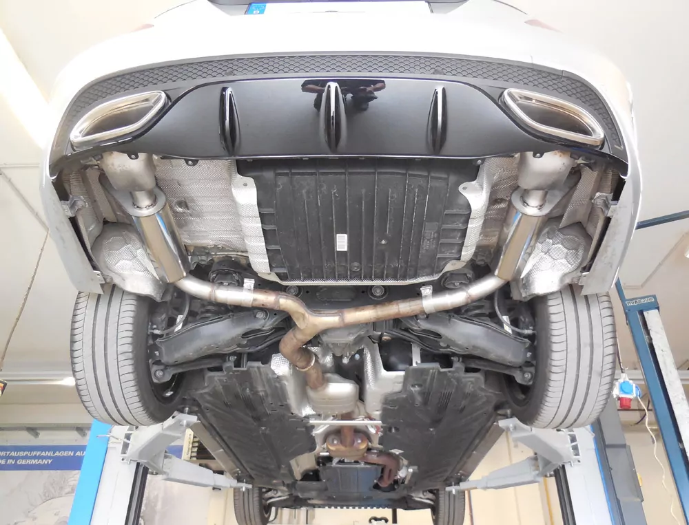 Mercedes C-Klasse 205 Limousine/ T-Modell/ Cabrio/ Coupe  Endschalldämpfer rechts/links mit Endrohrtulpen