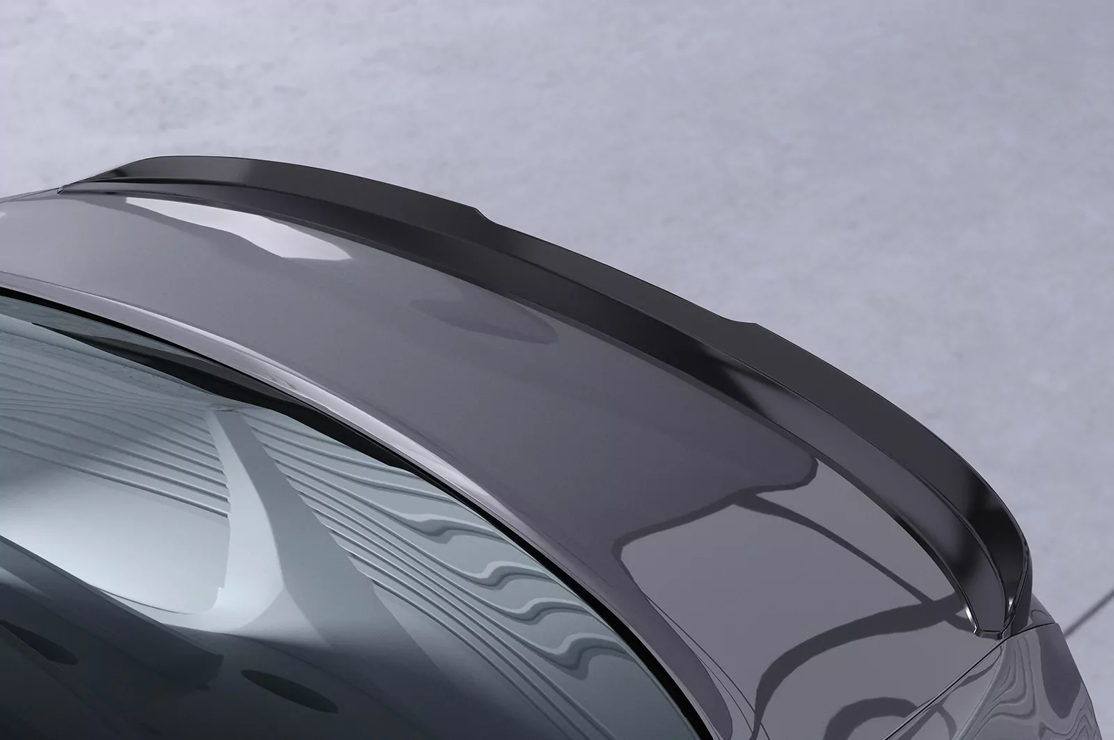 Heckflügel mit ABE für BMW 3er E90 HF005 Schwarz Strukturiert