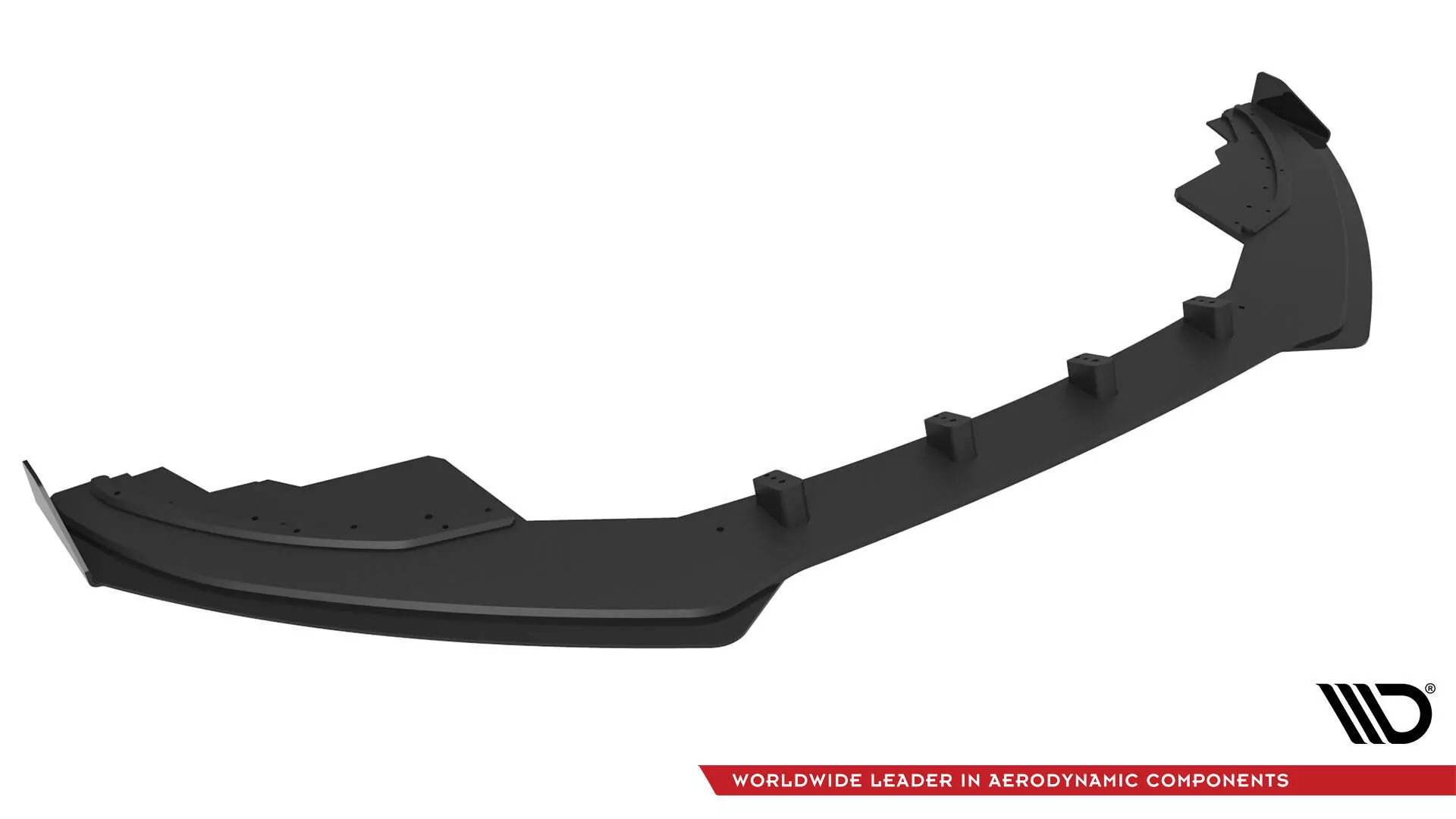 Street Pro Front Ansatz Für +Flaps Für + Flaps Audi S5 / A5 S-Line 8T Schwarz Hochglanz