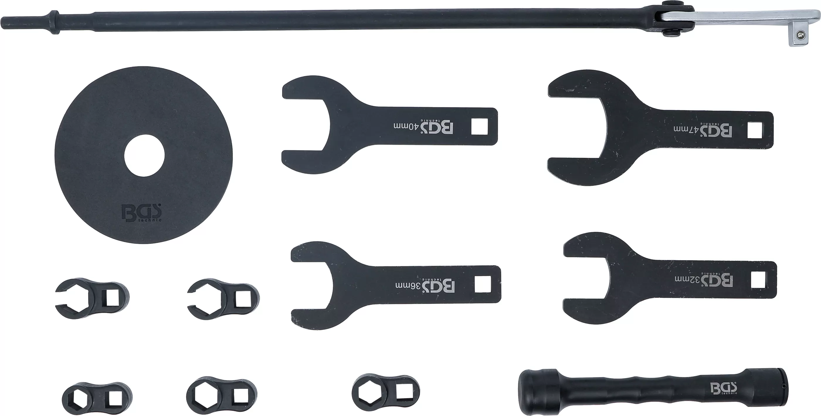 Kraft-Schlaglöser-Satz | für Druckluft-Hammer | 12-tlg.