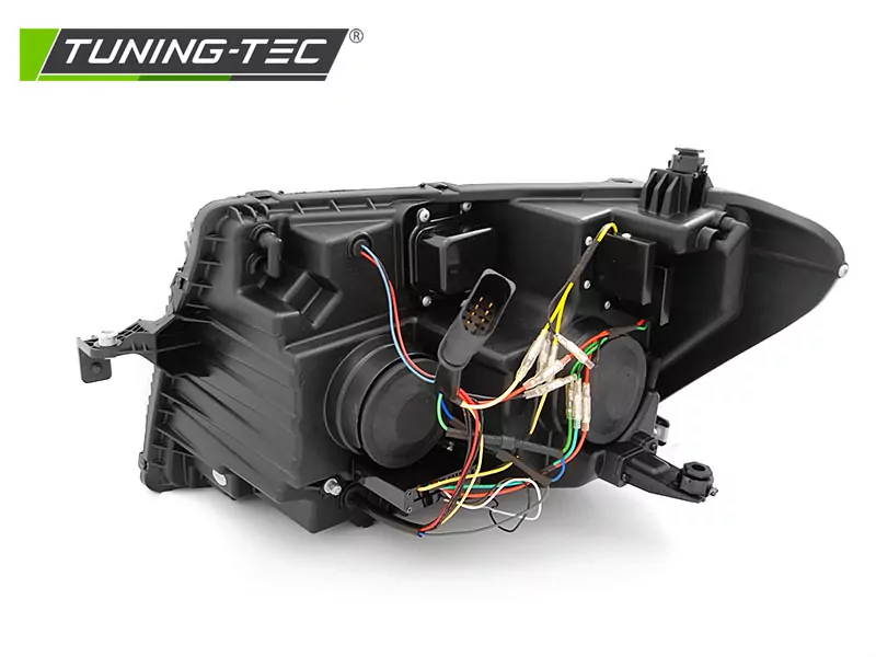 Headlights Tube Light Chrome Drl Seq Fits Vw Crafter Ii 2017- 