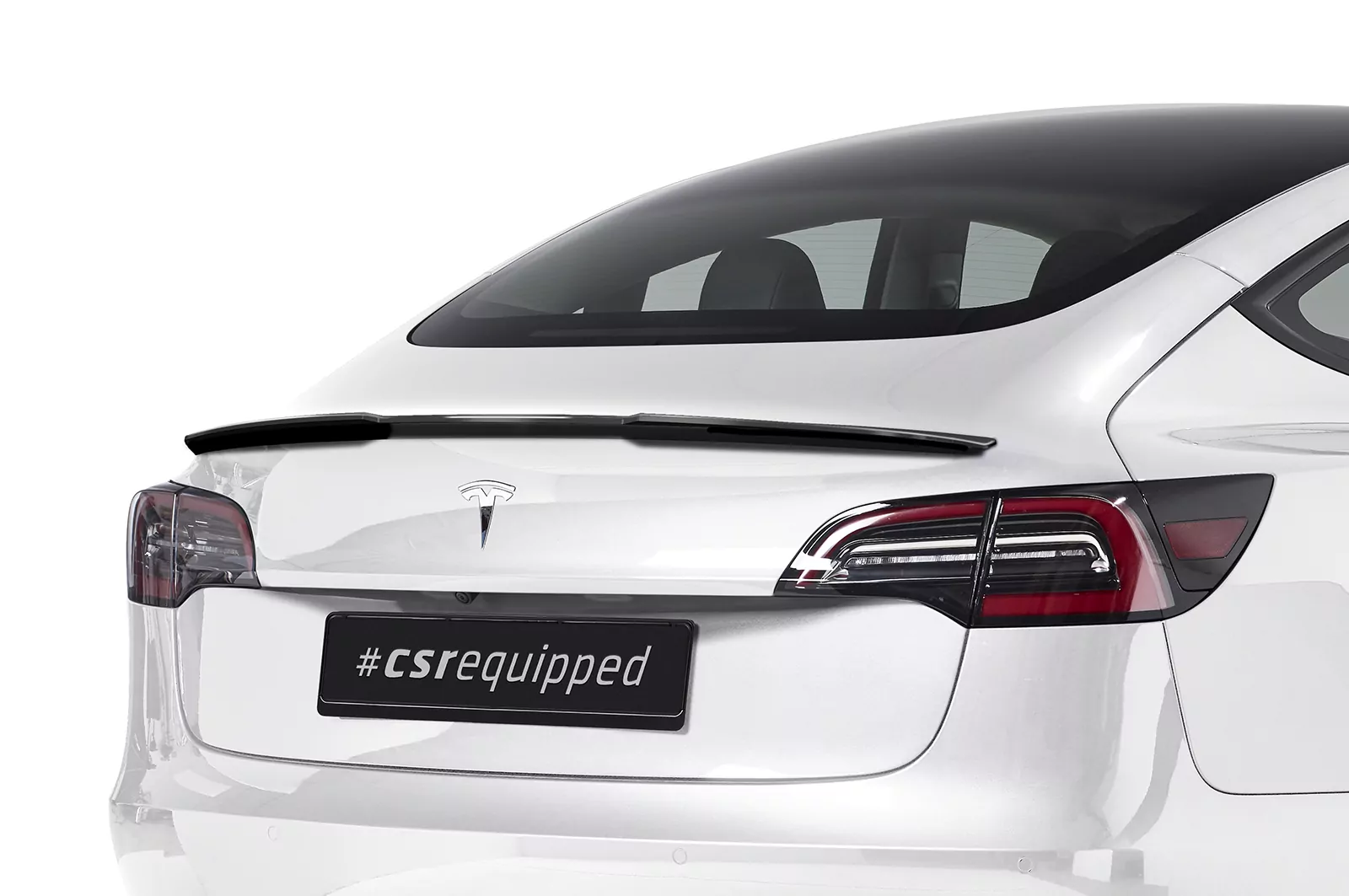 Heckflügel mit ABE für Tesla Model 3 HF792-M Carbon Look (matt)