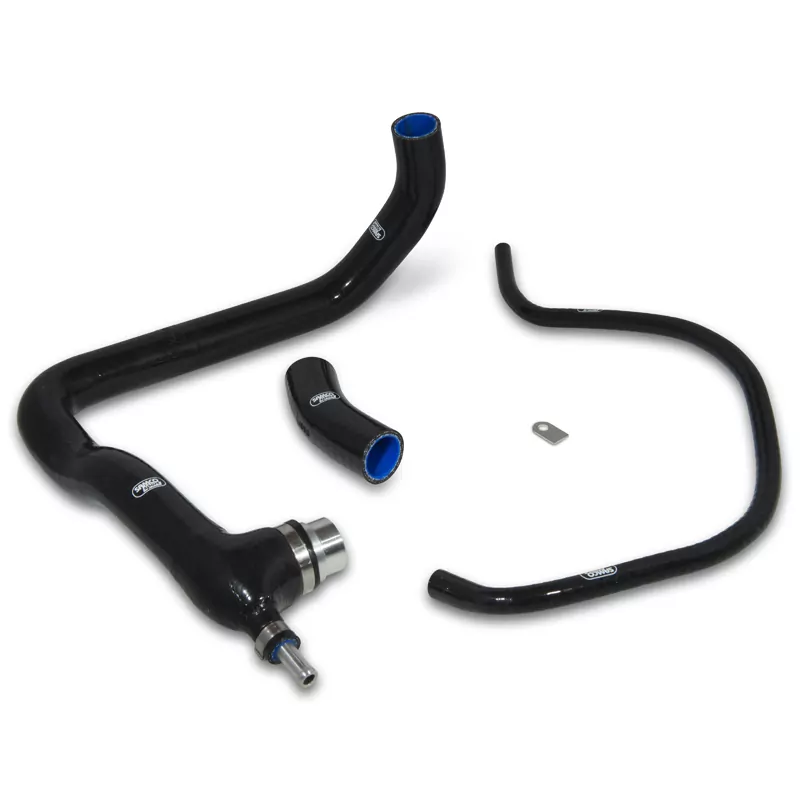 SAMCO SPORT Siliconschlauch Kit Thermostat Bypass schwarz für Yamaha YZF-R1 M MT10 Modelljahr 2015-2020