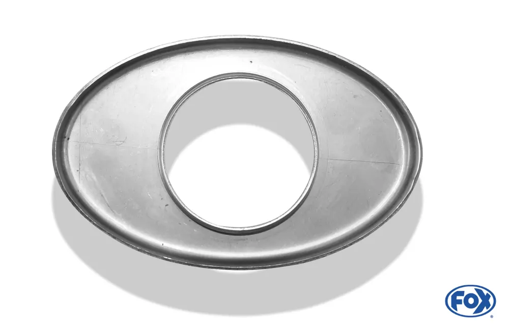 Deckel für Endrohr oval  140x90mm - Loch: 50mm