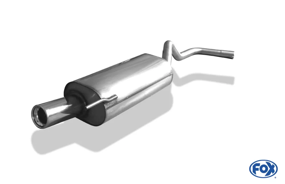 VW Polo 6N  Endschalldämpfer einflutig Ø45mm - 1x80 Typ 13