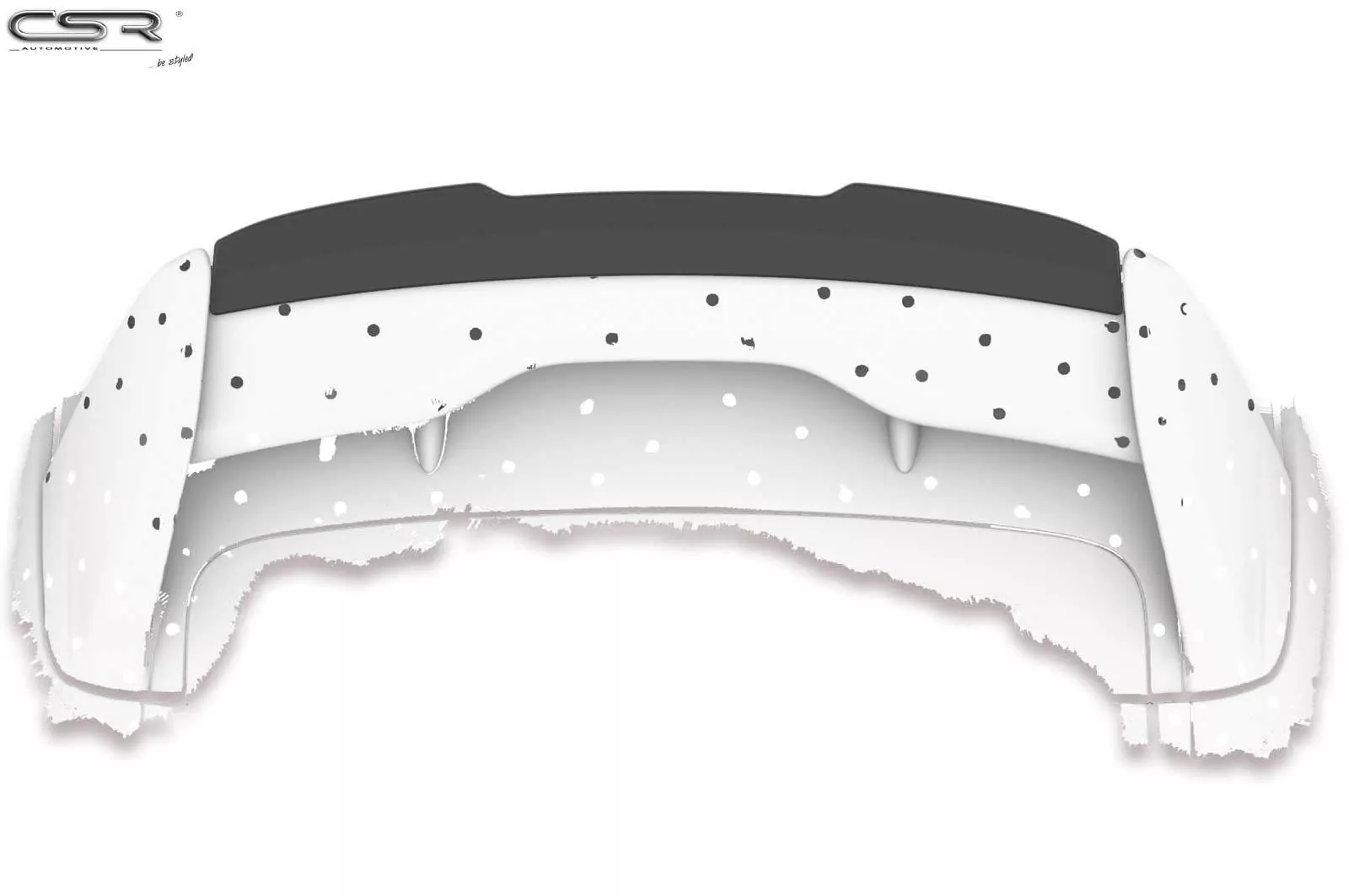 Heckflügel mit ABE für Ford Focus MK3 RS HF679 Strukturiert (schwarz matt)