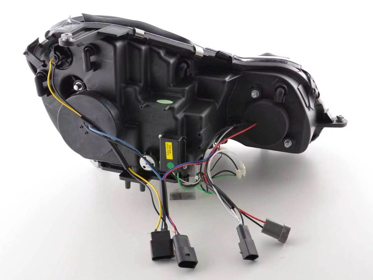 Scheinwerfer Set Daylight LED TFL-Optik Mercedes E-Klasse 211 Bj. 02-06 schwarz