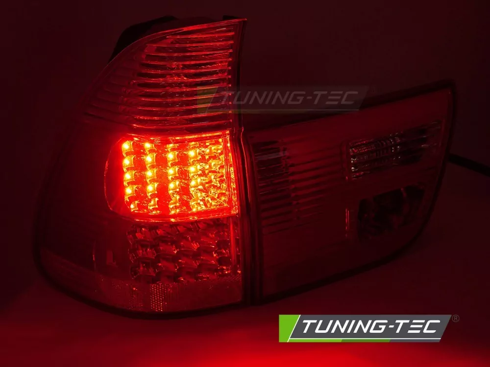Led Tail Lights Smoke Fits Bmw X5 E53 09.99-10.03