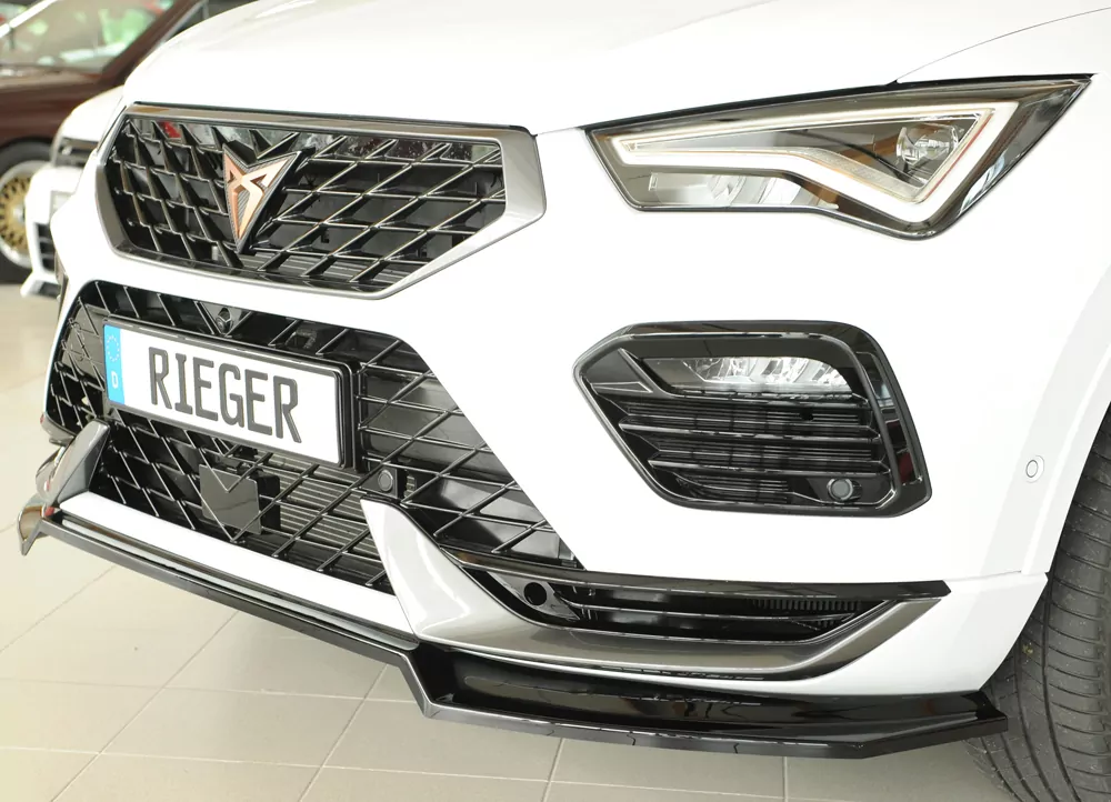 Rieger Spoilerschwert glanz schwarz für Seat Ateca Cupra (5FP)  08.20- (ab Facelift)