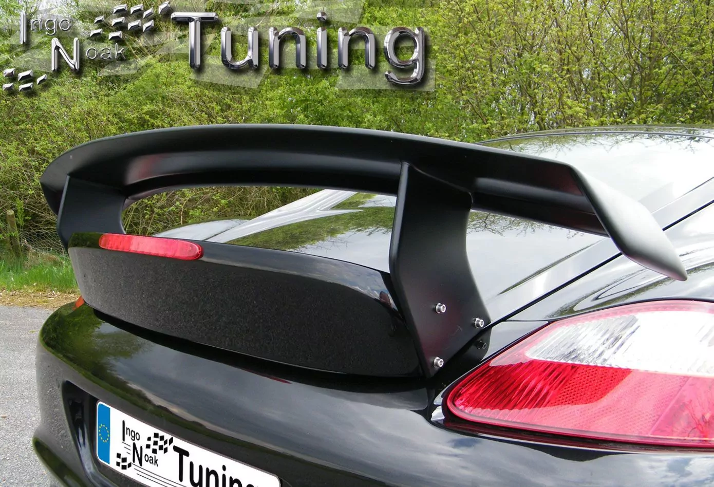 Heckspoiler Heckflügel Ducktail aus GFK für Porsche Cayman Boxster 987