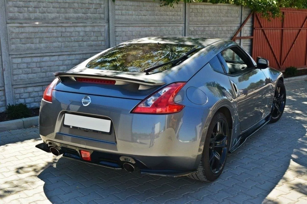 Mittlerer Diffusor Heck Ansatz Passend Für Passend Für Nissan 370Z Schwarz Hochglanz Schwarz Hochglanz