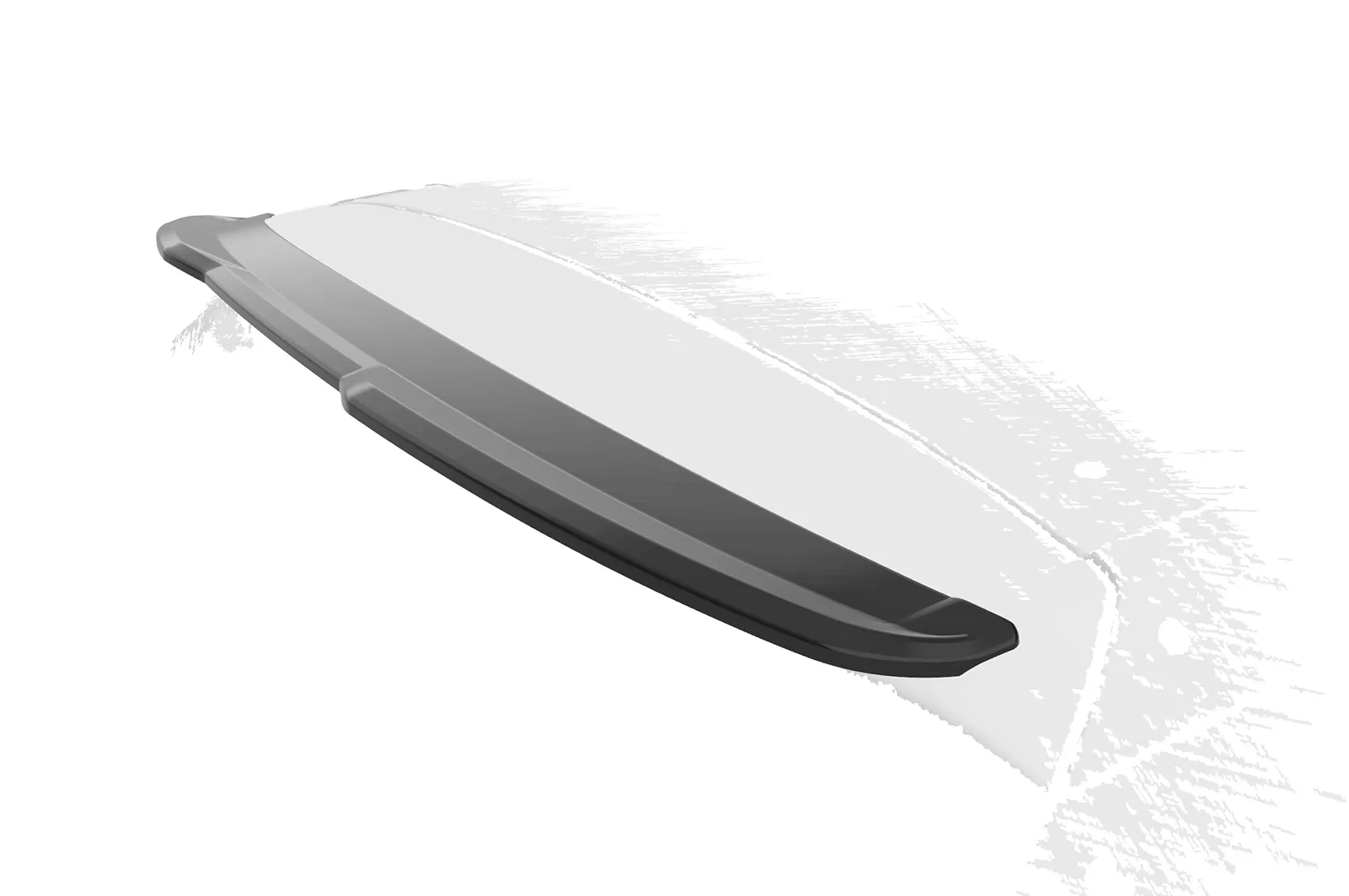 Heckflügel mit ABE für Skoda Fabia 3 HF884 Schwarz Strukturiert