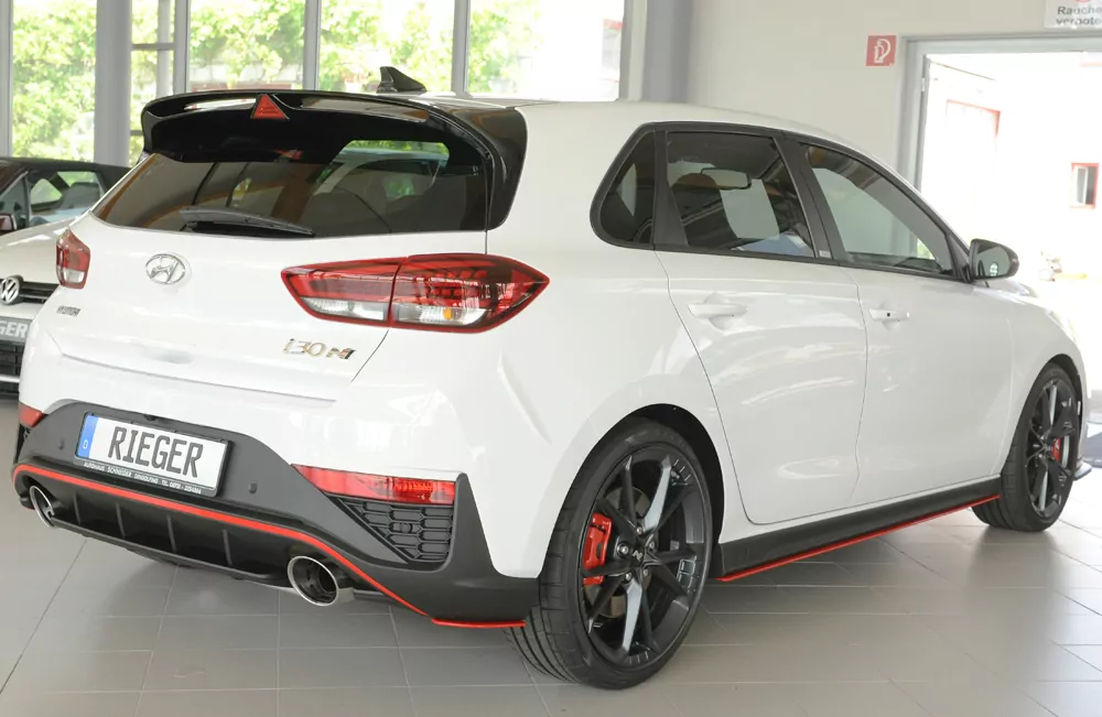Rieger Heckschürzenansatz seitlich rechts für Hyundai i30 N-Performance  (PDE) 5-tür. (Schrägheck) 05.21- (ab Facelift)