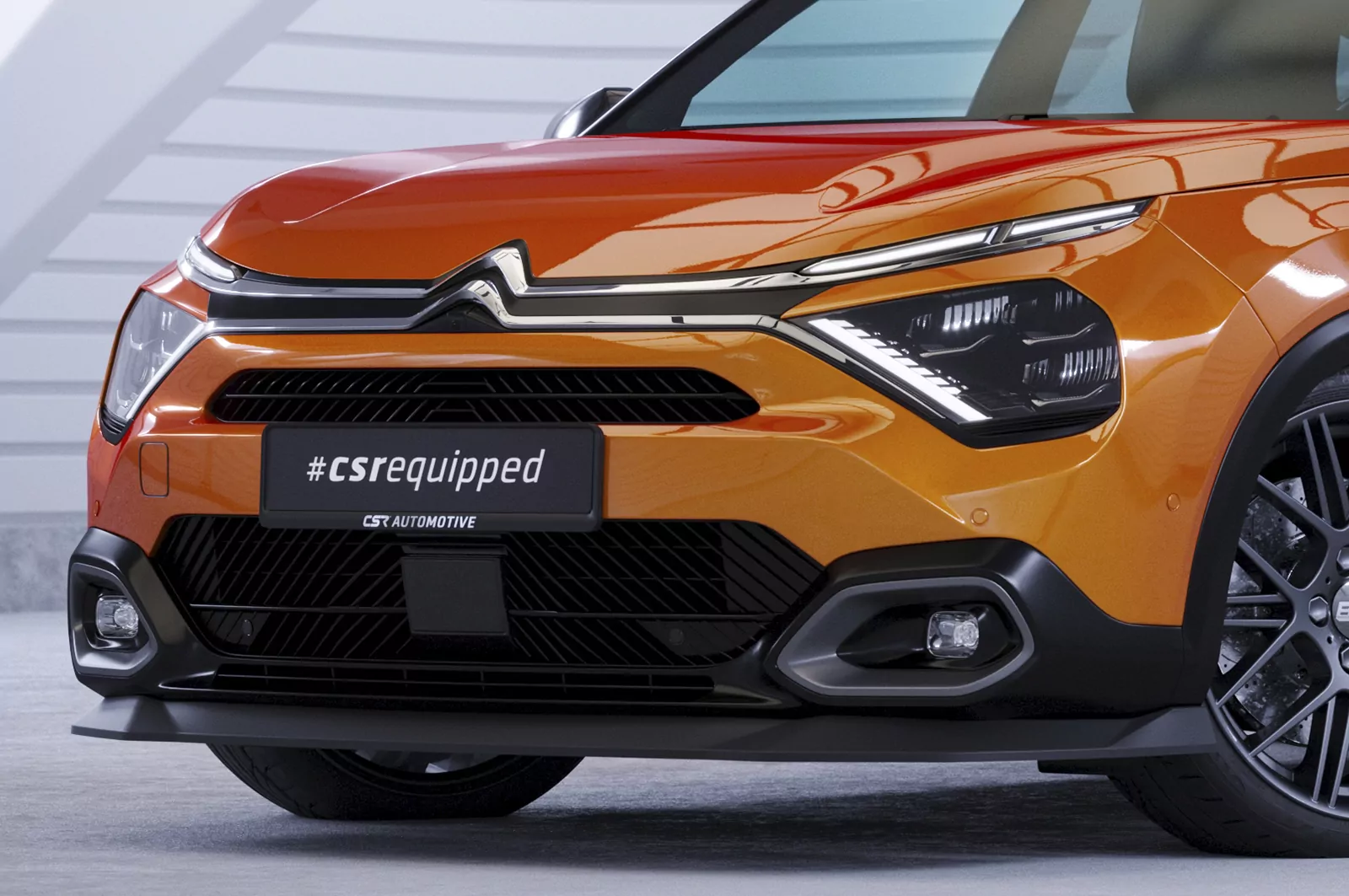 Cup-Spoilerlippe mit ABE für Citroen C4 (3. Gen) CSL730 Schwarz Strukturiert