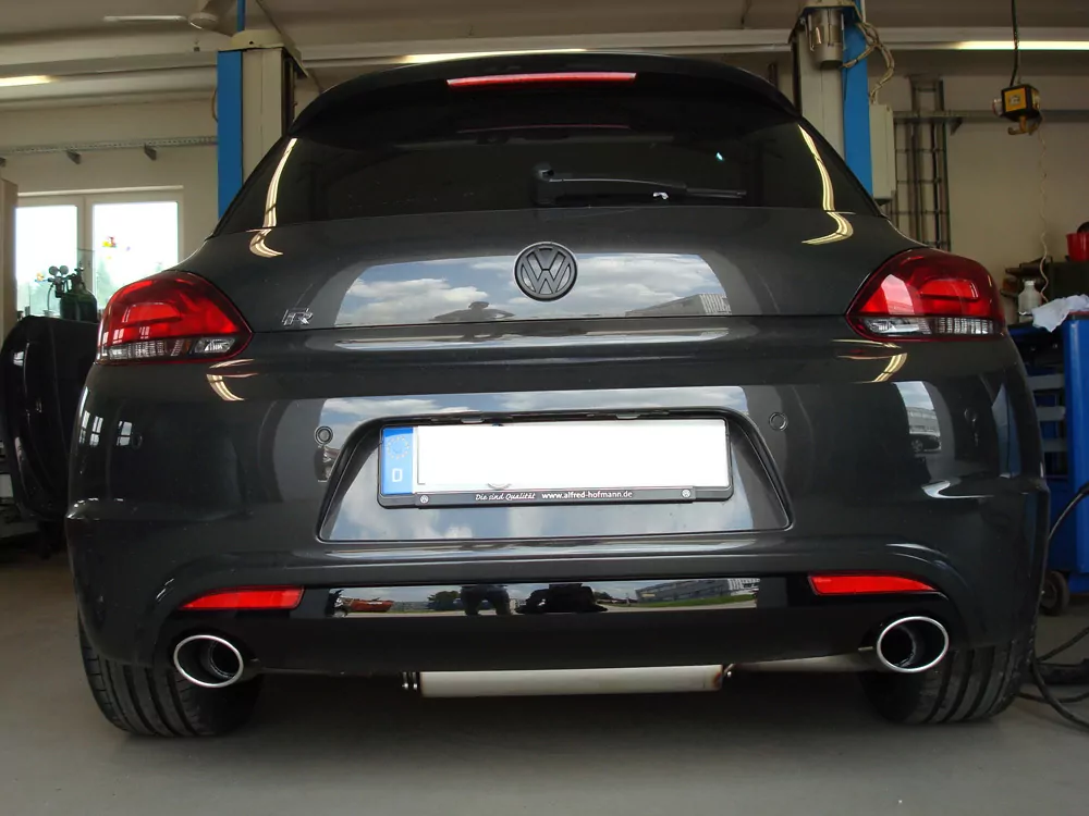 VW Scirocco - 13 - R-Heck  Endschalldämpfer Ausgang rechts/links - 115x85 Typ 32 rechts/links