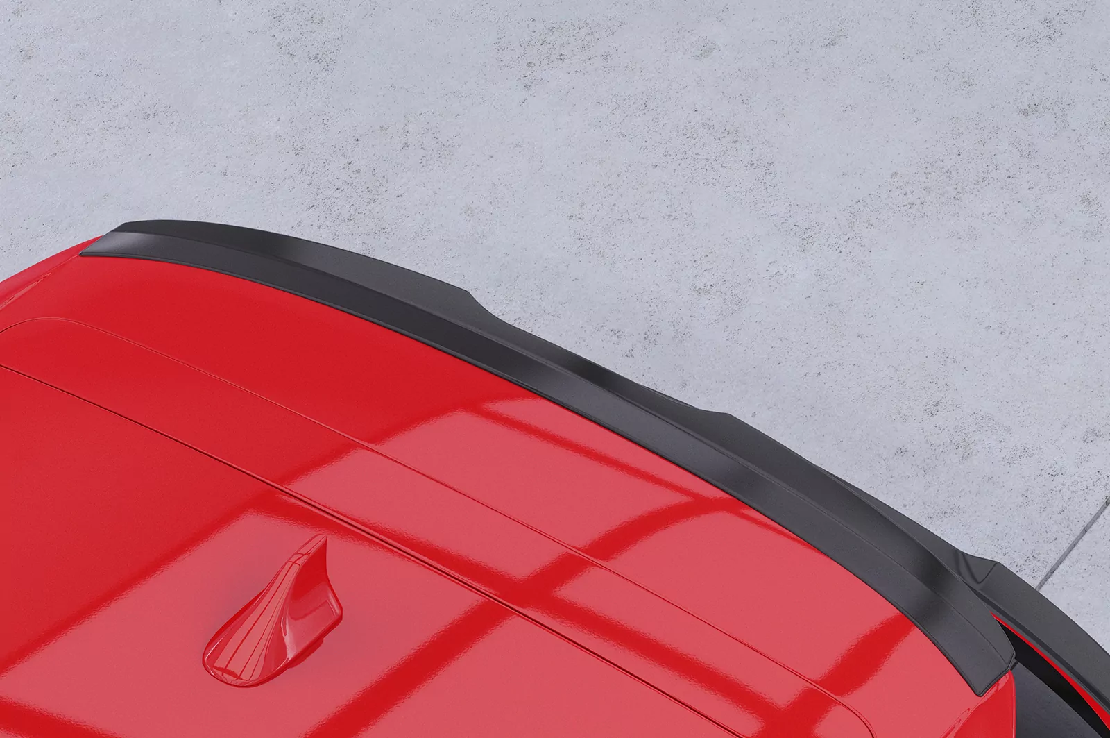 Heckflügel mit ABE für Kia Ceed (CD) HF658 Strukturiert (schwarz matt)