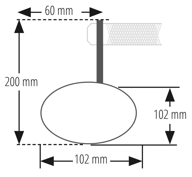 HIGHSIDER pro Lenkerendenspiegel Montana-RIM Schwarz Mit LED Blinker/Positionslicht (1Stck.)