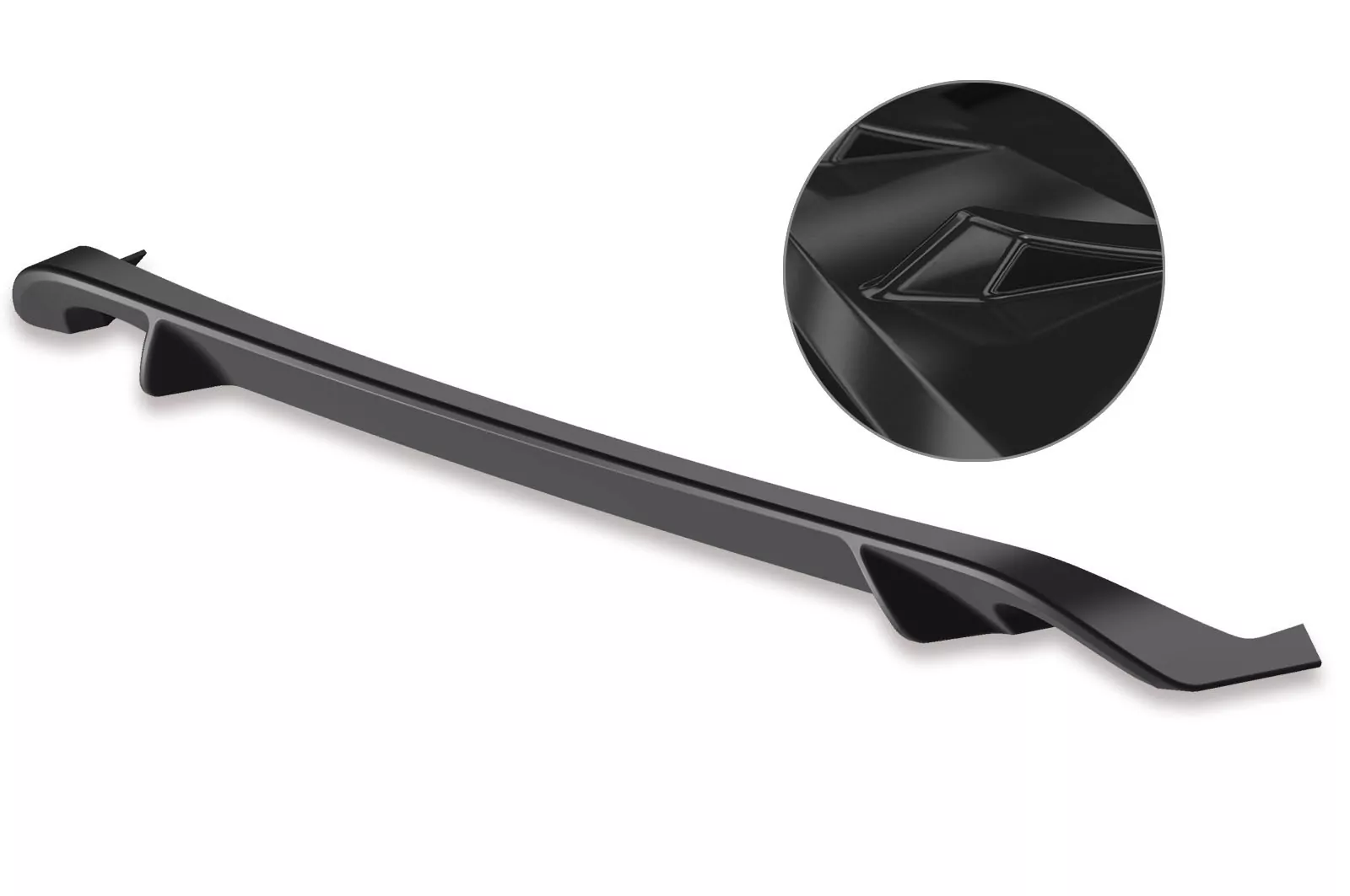 Heckansatz für VW Golf 6 Glossy (schwarz hochglanz)