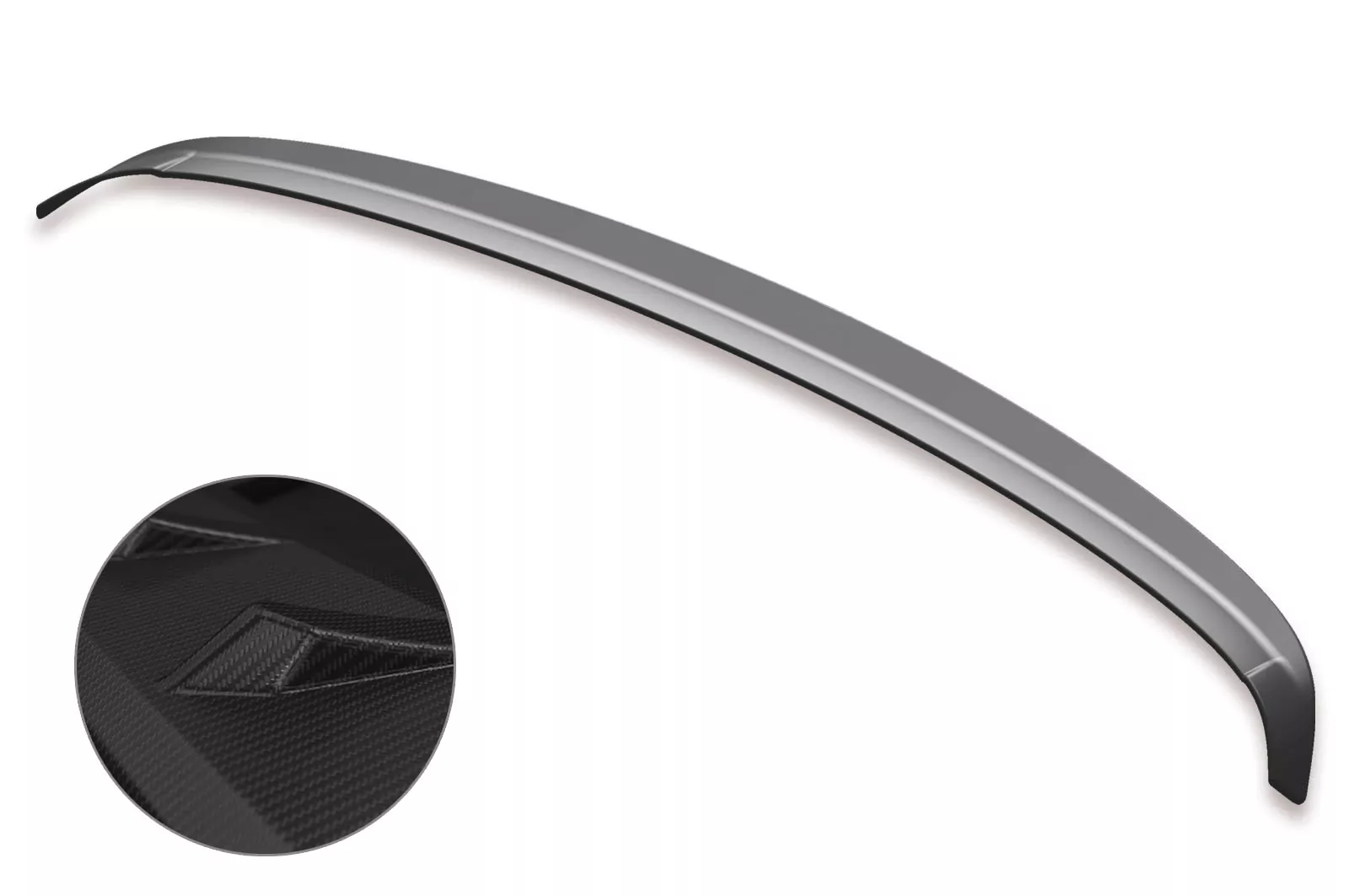 Heckflügel mit ABE für VW Golf 5 HF585-M Carbon Look (matt)