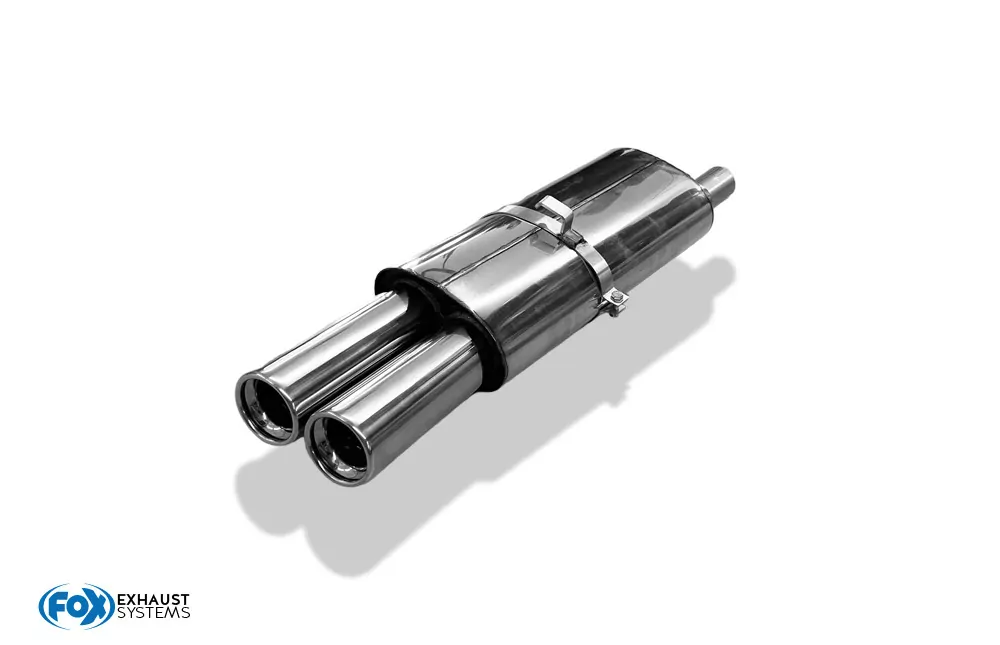 Opel Kadett E-CC  Endschalldämpfer - 2x80 Typ 13