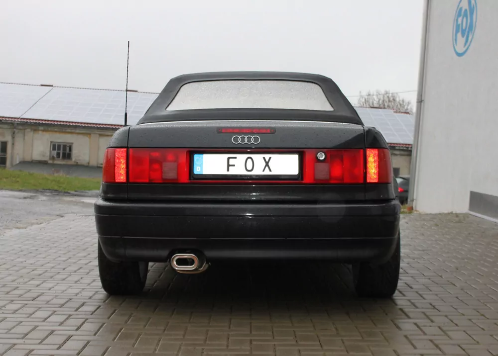 Audi 80/90 - Typ 89, B3 Limousine/ Coupe/ 80 B4 - Cabrio  Endschalldämpfer - 135x80 Typ 53