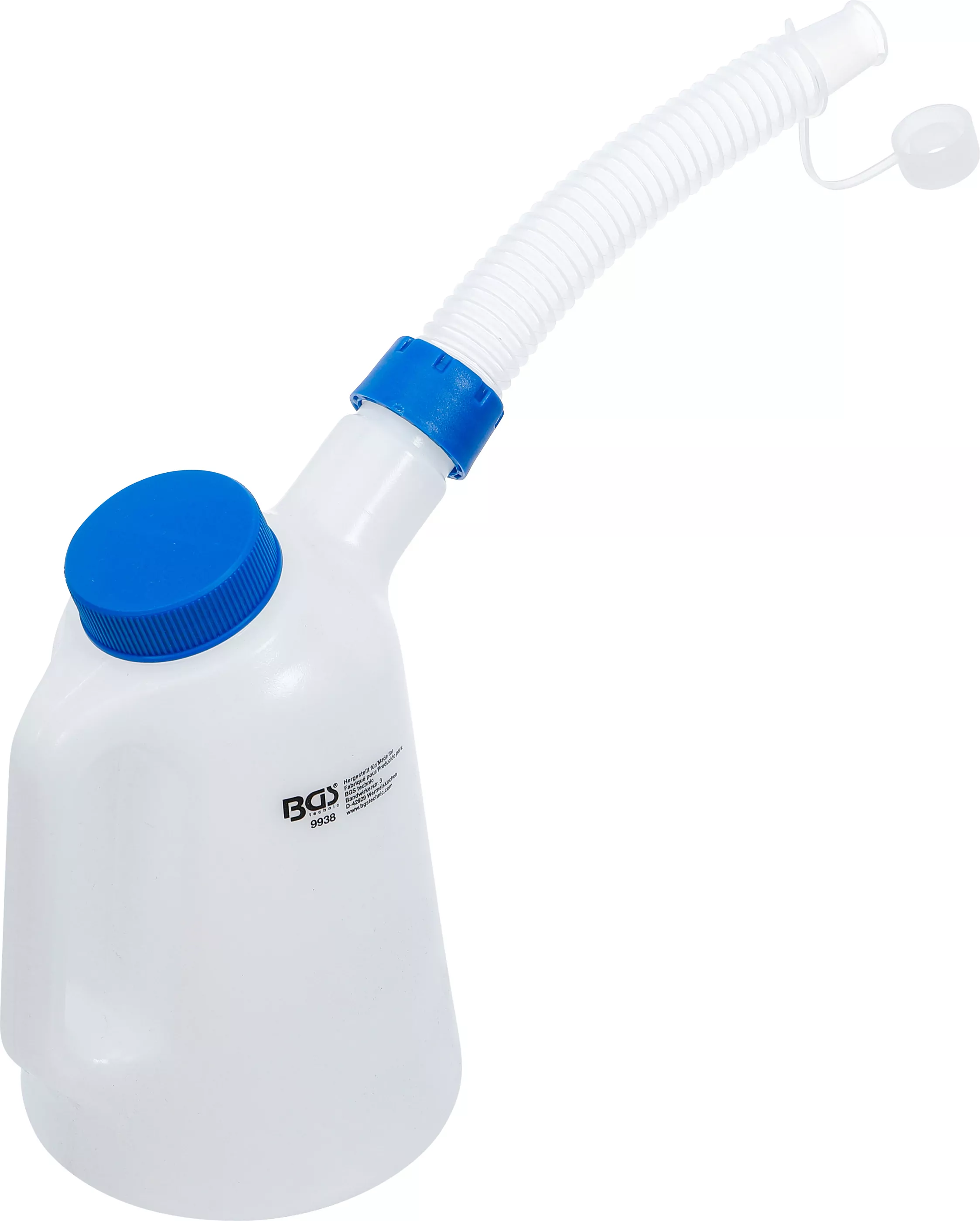 Füllkanne mit flexiblem Ausgussstutzen und Deckel | 1 l