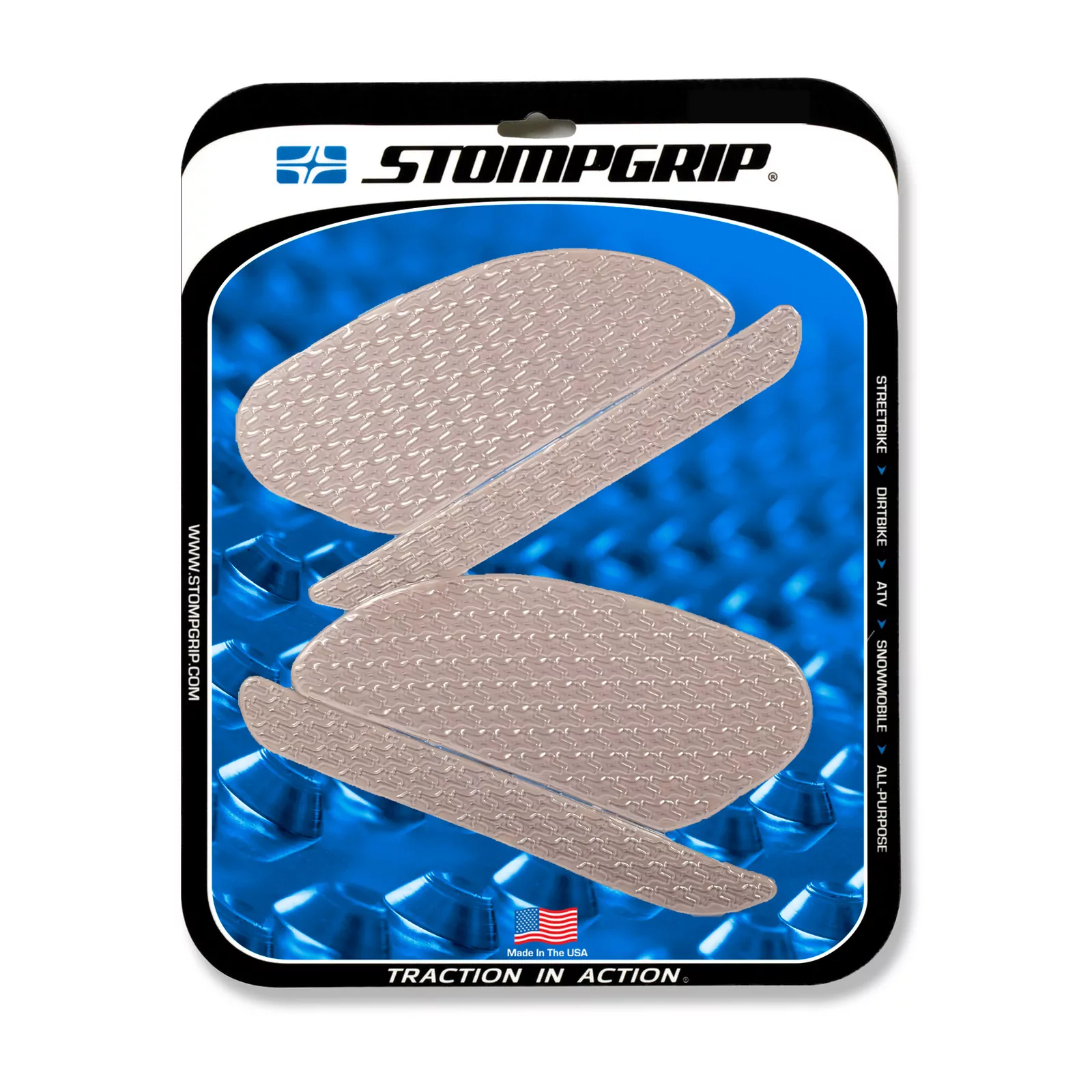 Stompgrip Traction Pad Icon für Kawasaki Ninja H2 15-22 Klar