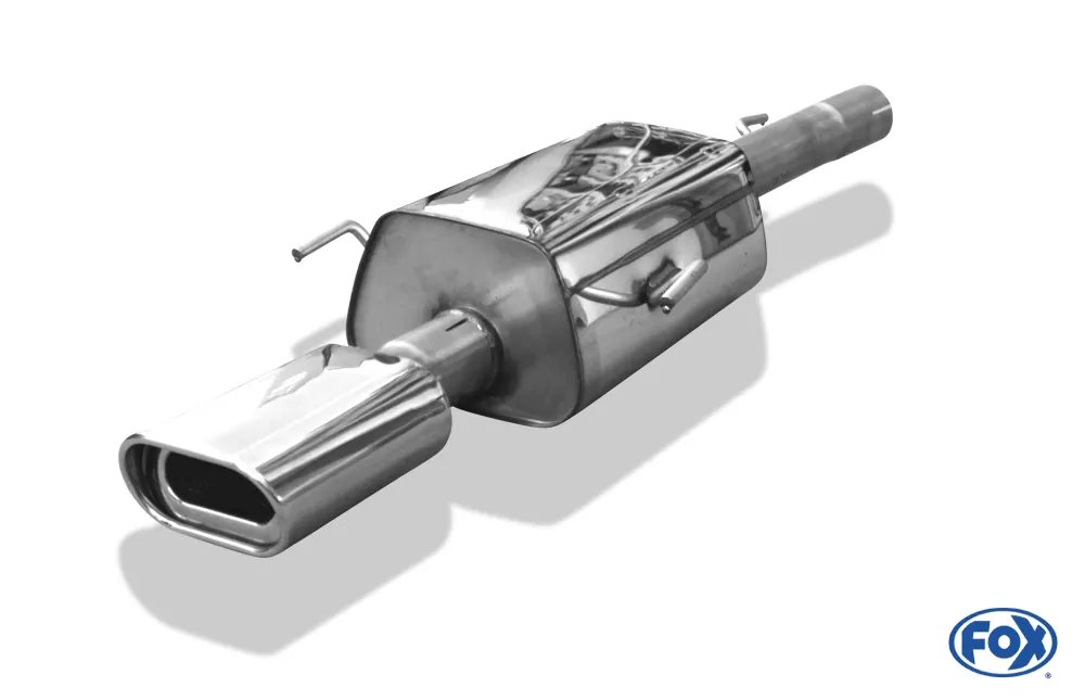 Opel Astra G Coupe/ Cabrio  Endschalldämpfer Ø60mm - 135x80 Typ 53