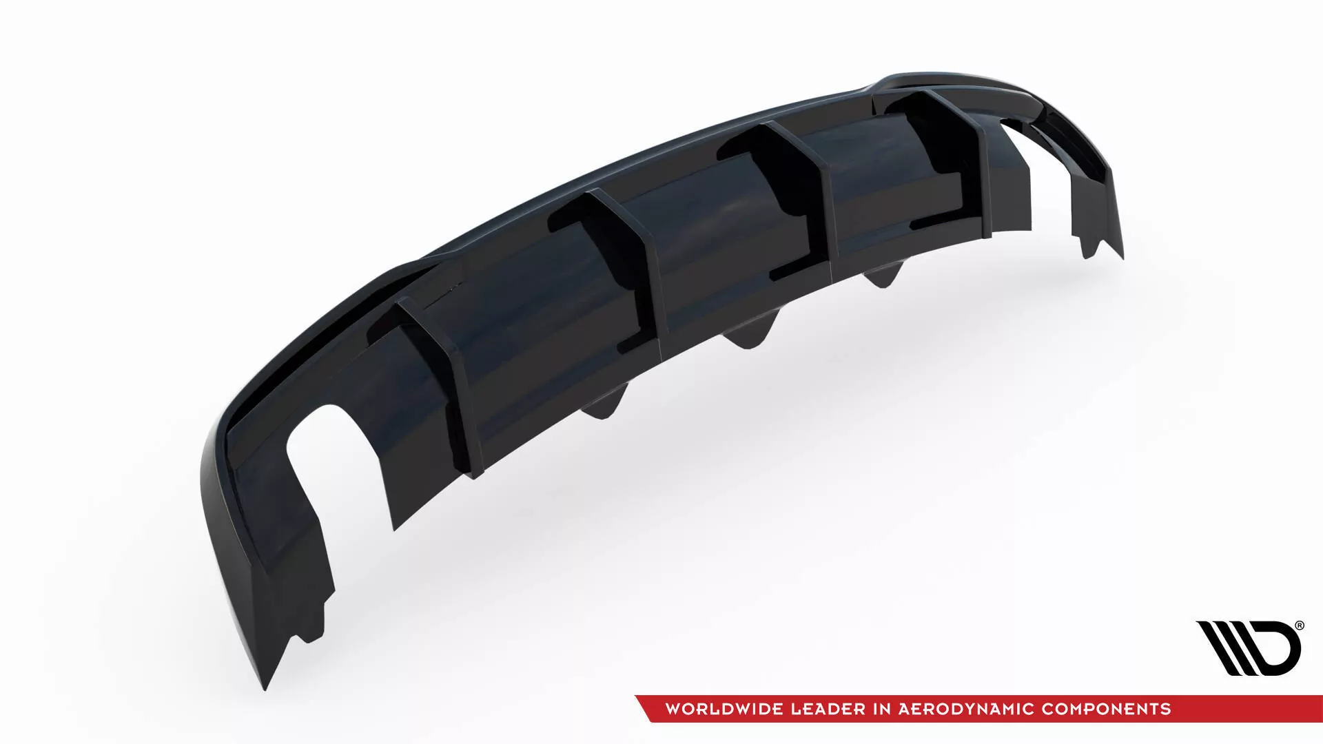 Diffusor Heck Ansatz Für Audi A5 Coupe 8T Facelift (Version Mit Einzelauspuff Auf Beiden Seiten)