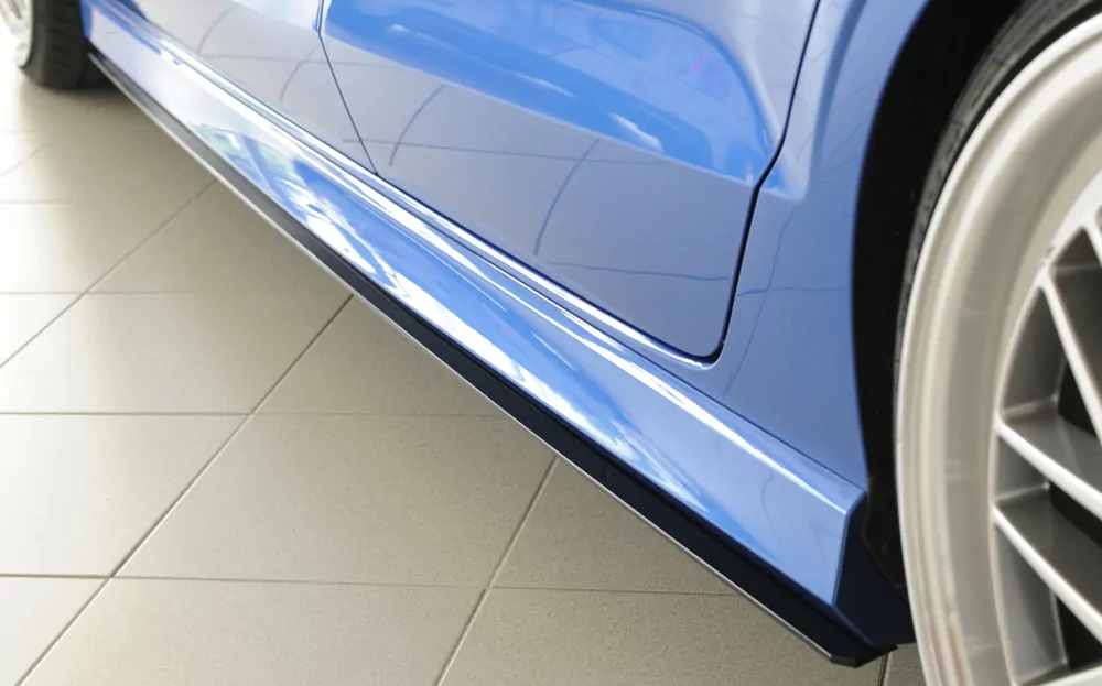 Rieger Seitenschwelleransatz für Audi A3 (8V) | 3-tür. (Cabrio 8V7) 09.16- (ab Facelift) für S-Line-Schweller / S3-Schweller